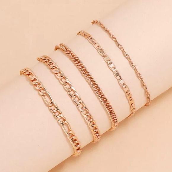 ✨✨✨5 Ankle Bracelet Set✨✨ - Picture 3 of 5